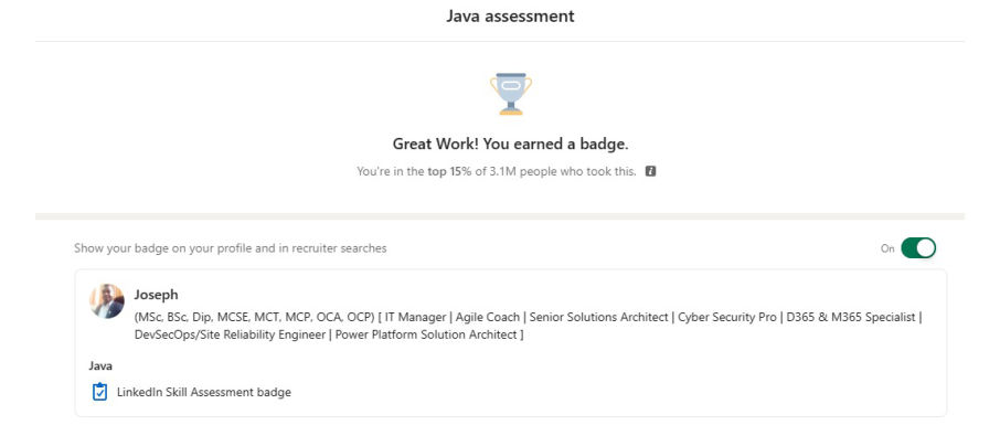 Java Development Assessment